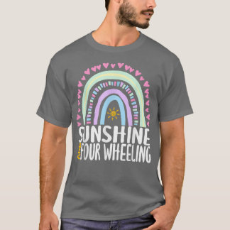 T-shirt Soleil Et Quatre Roues Cute Rainbow Graphic Wo