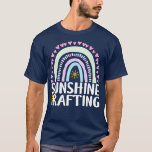 T-shirt Soleil et Rafting Cute Arc en ciel pour femmes enf
