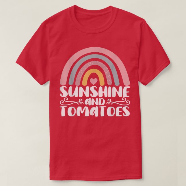 T-shirt Soleil Et Tomates (Design devant)