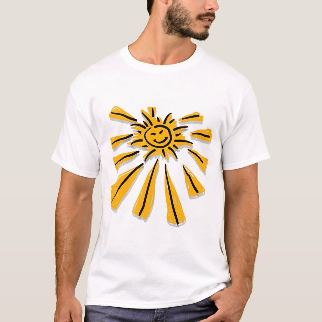 T-shirt Soleil heureux (Devant)