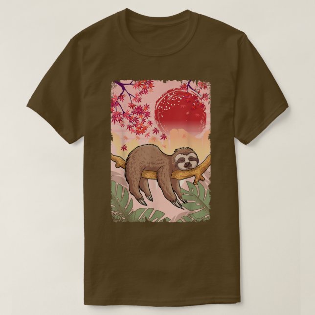T-shirt Soleil Japonais Soleil Nature (Design devant)