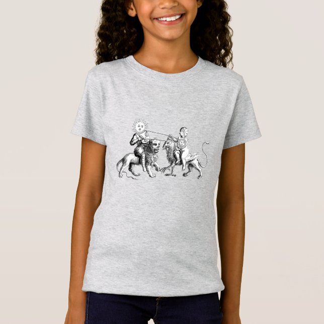 T-Shirt Soleil Jousting avec la lune (Devant)