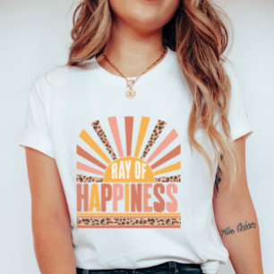T-shirt Soleil Léopard “Rayon de Bonheur”, Été Féminin