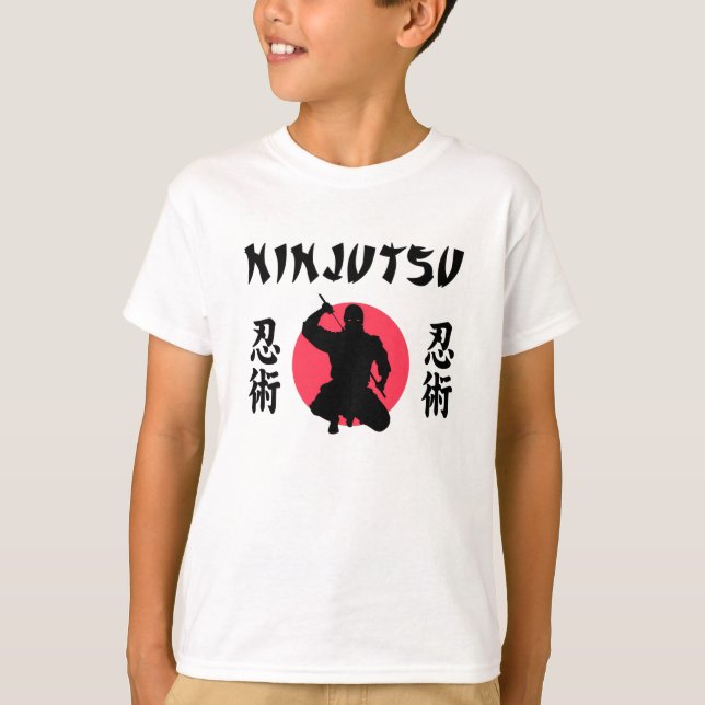 T-shirt Soleil levant de Ninjutsu (Devant)