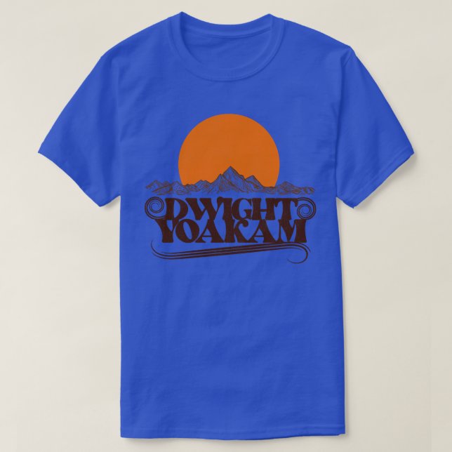 T-shirt Soleil levant Dwight Yoakam (Design devant)