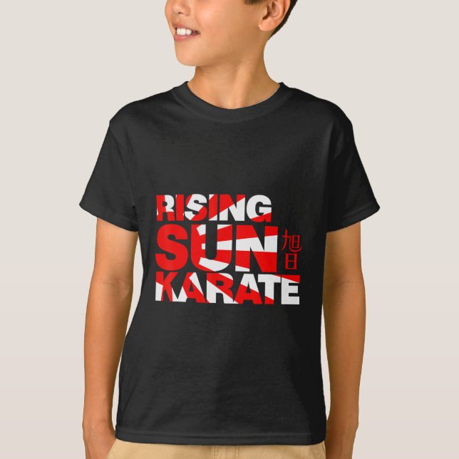 T-shirt Soleil levant Karate Sunburst (Devant)