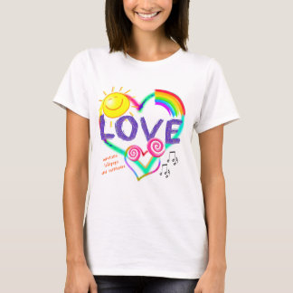 T-shirt Soleil, Lollipops et Rainbows