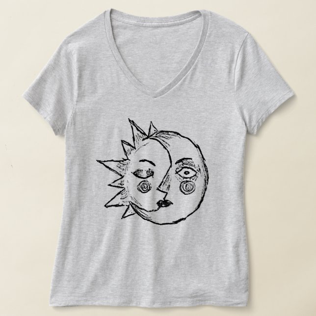 T-shirt Soleil & Lune (Poser)