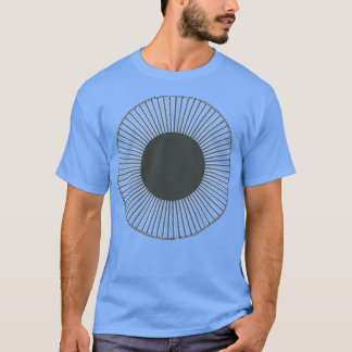 T-shirt Soleil nocturne foncé alchimique