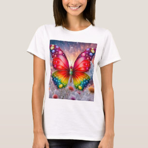 T-shirt Soleil papillon
