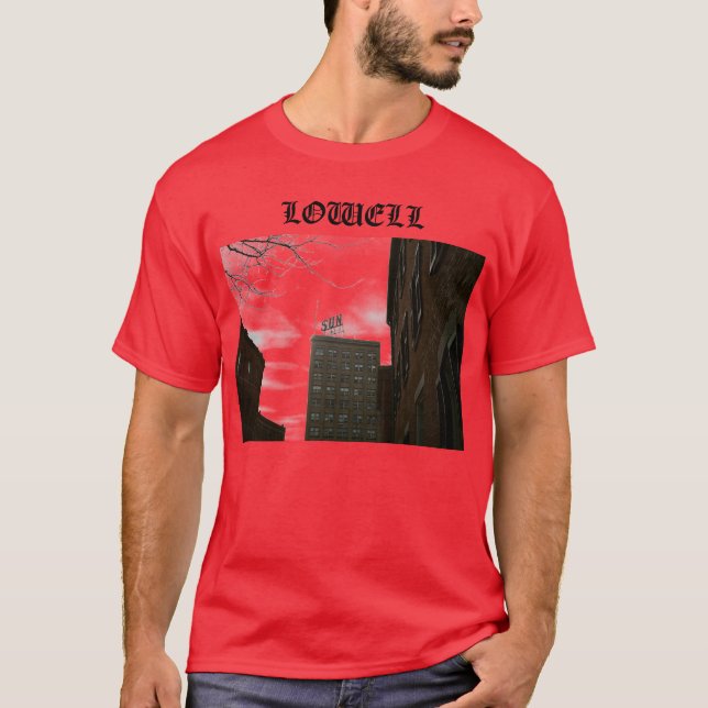 T-SHIRT SOLEIL ROUGE DE LOWELL (Devant)