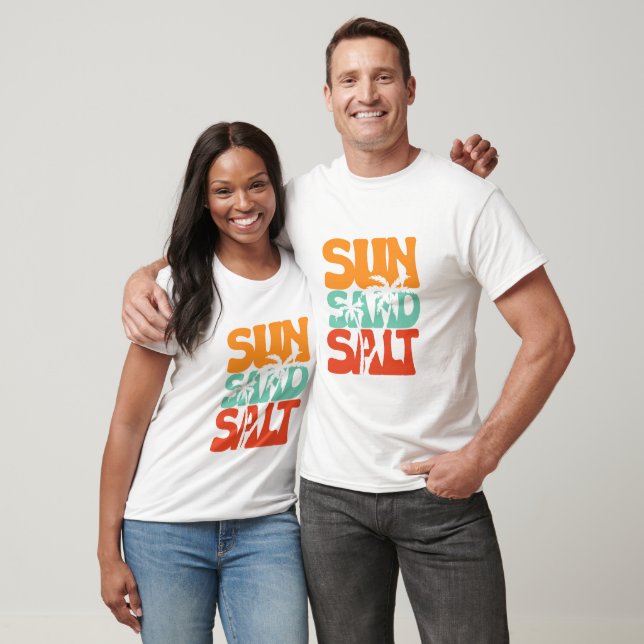 T-shirt Soleil Sable Sel - Été (Unisexe)