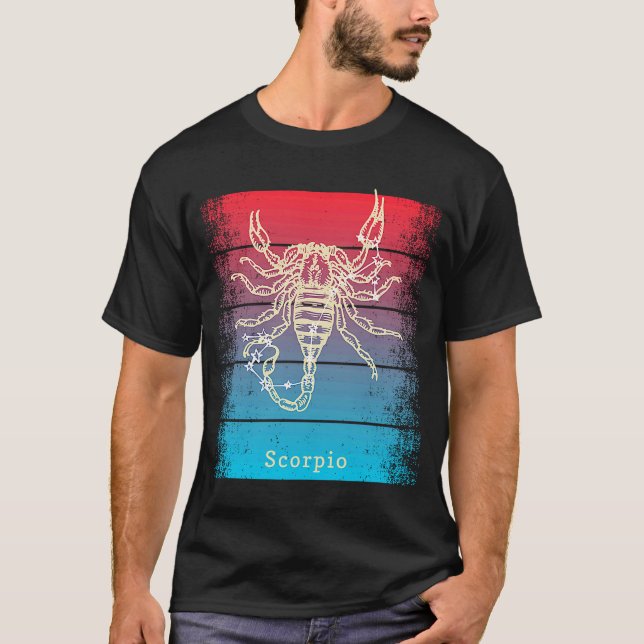 T-shirt Soleil Scorpio Zodiac (Devant)