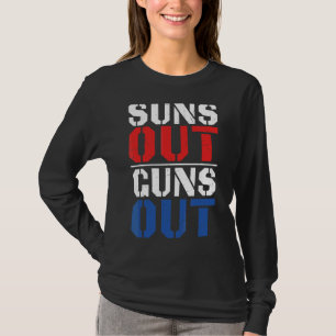 T-shirt Soleil Sortir Les Armes 4 juillet Bâtiment