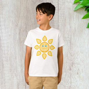 T-shirt Soleil souriant, visage joyeux