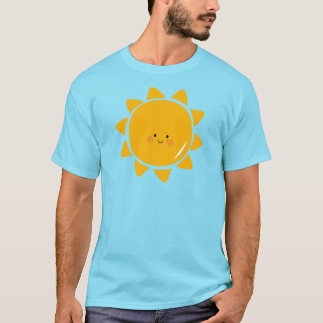 T-shirt Soleil Sourire Mignon  (Devant)