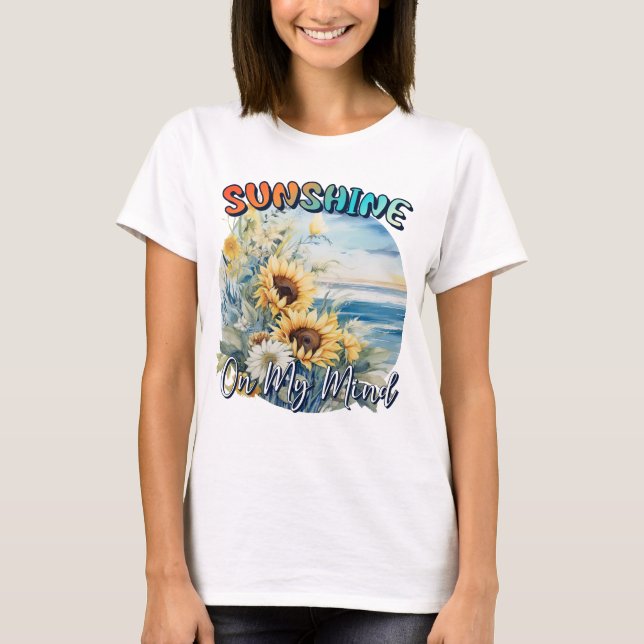 T-shirt Soleil sur mon esprit (Devant)