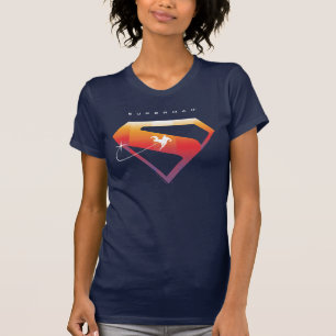 T-shirt Soleil Tourner Superman Shield