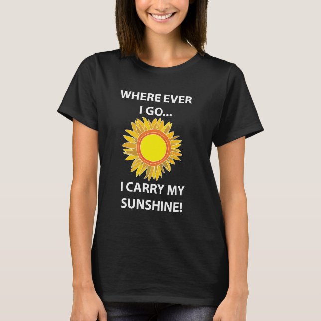 T-shirt Soleil tournesol soleil (Devant)