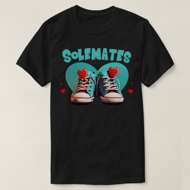 T-shirt Solemates Soul Mates Pun 1 (Design devant)