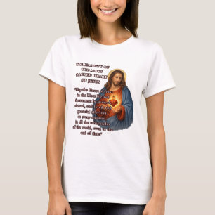 T-shirt Solennité du Sacré-Cœur de Jésus Prière