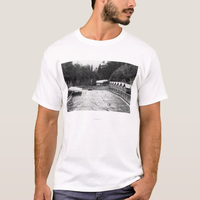 T-shirt Solénoïde Duc Hot Springs, photographie de piscine (Devant)