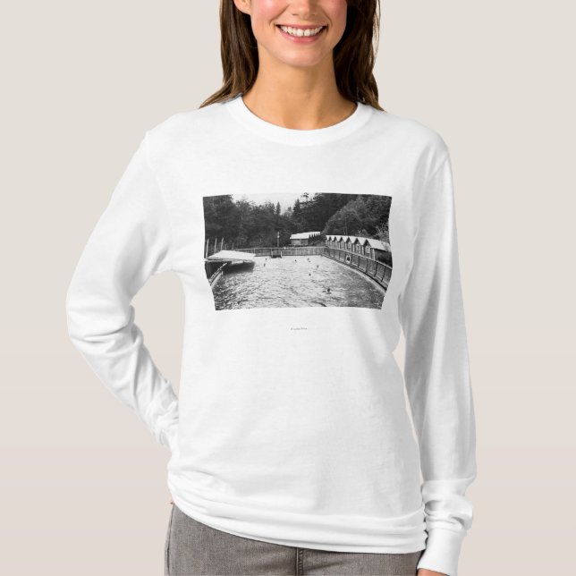 T-shirt Solénoïde Duc Hot Springs, photographie de piscine (Devant)