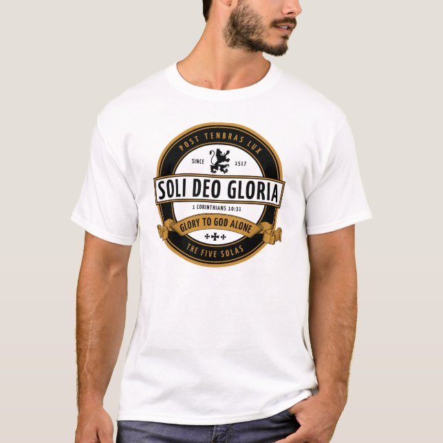 T-shirt Soli Deo Gloria (Devant)