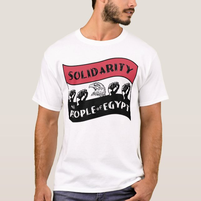 T-shirt Solidarité avec le peuple d'Égypte (Devant)
