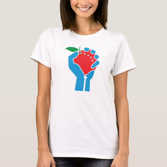 T-shirt Solidarité de professeur de Chicago (Devant)