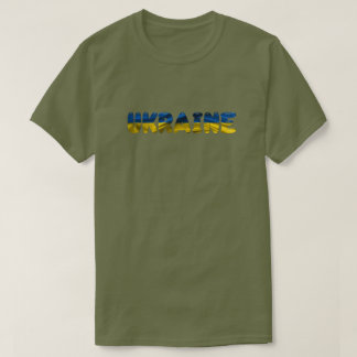 T-shirt Solidarité Drapeau Ukrainien