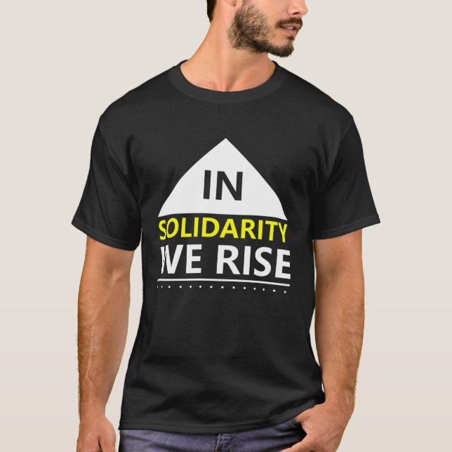 T-shirt Solidarité, nous nous élevons (Devant)