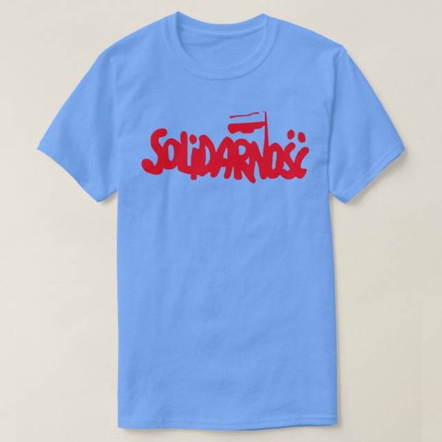 T-shirt Solidarité Syndicat polonais et Mouvement du (Design devant)