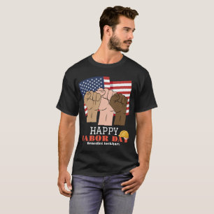 T-shirt Solidarité Travailleur Unité Fête du Travail avec 