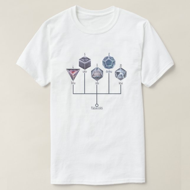 T-shirt Solides platoniques (Design devant)