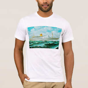 T-shirt solides solubles Bergensfjord en mer