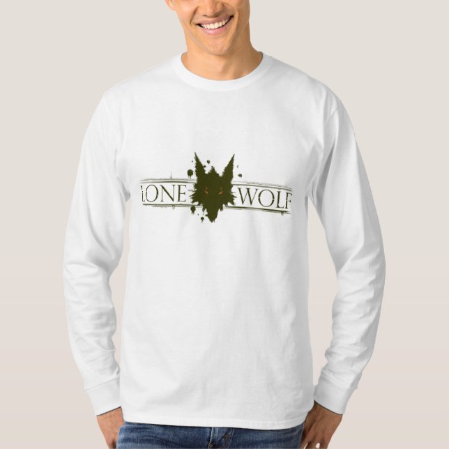 T-shirt solitaire-loup (Devant)