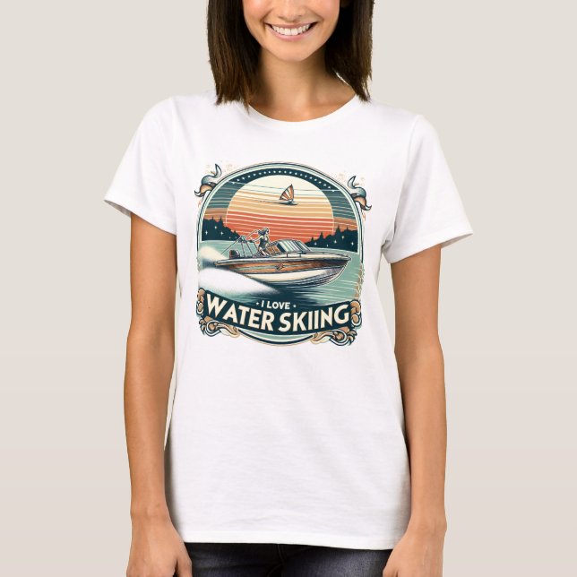 T-shirt Solitude en mer (Devant)