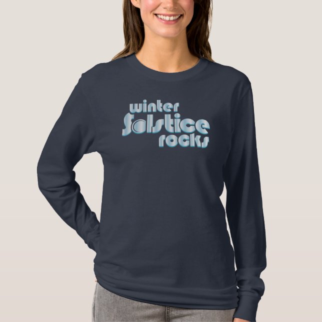 T-shirt Solstice d'hiver Rocks Midwinter Novelty (Devant)