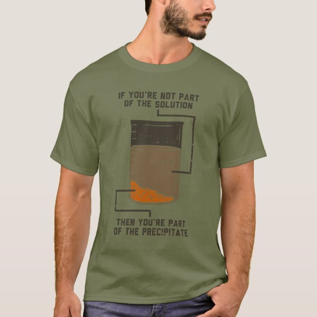 T-shirt Solution de chimie amusante (Devant)