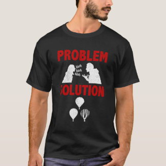 T-shirt Solution de problème de pilote de ballonnement à c