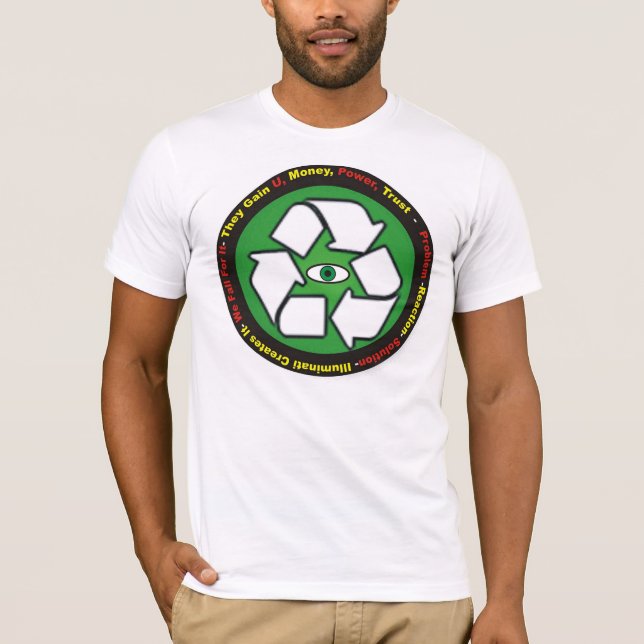 T-shirt Solution de réaction de problème (Devant)