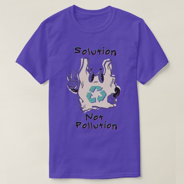 T-shirt Solution non polluante (Design devant)