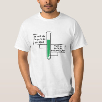 T-shirt Solution ou précipitation