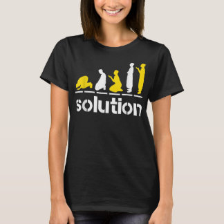 T-shirt Solution Prière islamique musulmane Ramadan Salat