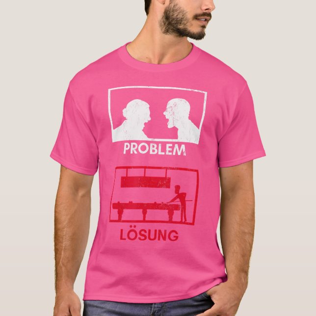 T-shirt Solution Problème Billiard Player Billiard Ball (Devant)