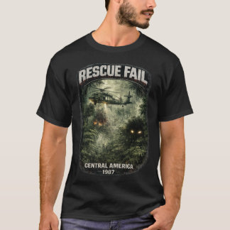 T-shirt sombre pour hommes Rescue Fail