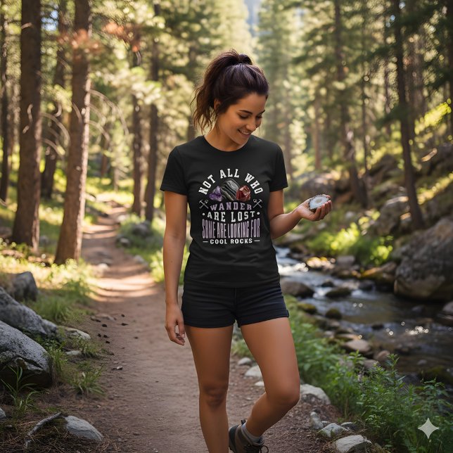 T-shirt Some Are Looking For Cool Rocks - Rocks Lover (Créateur téléchargé)