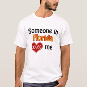 T-shirt Someone en Floride loves me