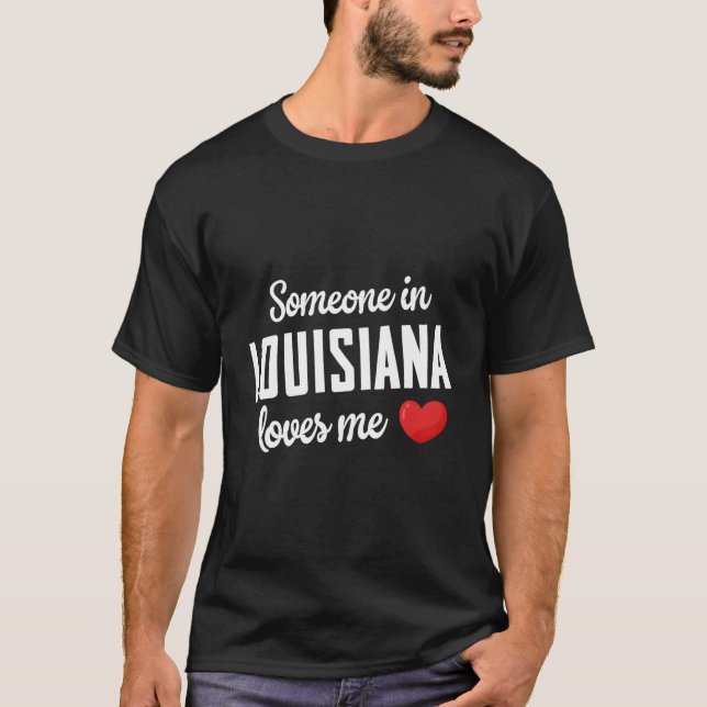 T-shirt Someone en Louisiane (Devant)